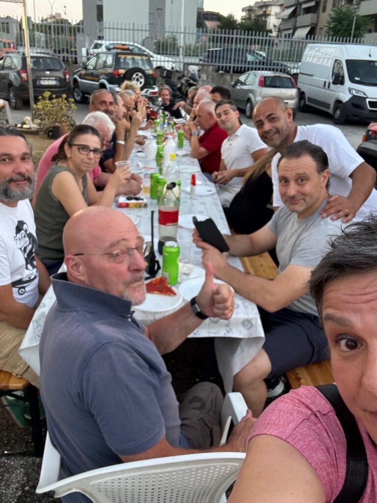 Volontari di Oltre Protezione Civile durante un'attività sul territorio